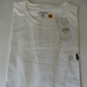 NWT POLO RALPH LAUREN  SMALL PONY CUSTOM FIT TEE TSHIRT - WHITE - XL